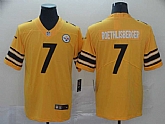 Nike Steelers 7 Ben Roethlisberger Gold Inverted Legend Limited Jersey,baseball caps,new era cap wholesale,wholesale hats